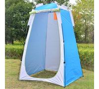 HEIBTENY Portable Shower Tent, Blue, 120 x 120 cm, 190 cm, 1 Person, Waterproof, 4 Season, Camping & Hiking, Beach, Fishing, Picnic, Hiking, Outdoor Lifestyle