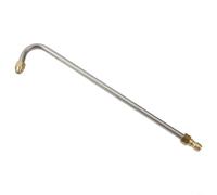 HEIBTENY Pressure Washer Angled Lance Extension Wand 30° 90° U-Shape Nozzle for Gas Power Cleaner up to 5000 PSI with 1/4" Quick Connect Stainless Steel(17cm-90)