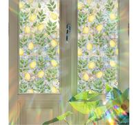 HEIBTENY PVC For Rainbow Decorative For Window Film, Static Cling Design, Easy Installation Privacy Glass Sticker Without Glue, Colorful Light Filtering For Home And Garden Doors (43 * 200cm)