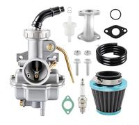 HEIBTENY PZ20 Carburetor Kit For 50Cc-125cc ATVs Dirt Bikes Go-Karts Compatible With For Taotao For Coolster CRF50F XR50R 4-Stroke Engine Replacement With Gaskets