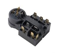 HEIBTENY QP3-12A Start Relay for Haier Refrigerator, Compressor Overload Protector Replacement Part, Plastic and Metal Construction for Easy Installation, Black, 1 Pack(1PCS)