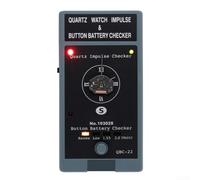 HEIBTENY Quartz Watch Movement Tester QBC-22 Button Cell Battery Voltage Dual Purpose Detection Tool for Watchmakers 1.5V 3V Battery Testing Device