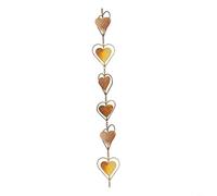HEIBTENY Rain Chain, Rain Chain for Gutters, Rain Drain Chain, Gutter Chain, Rain Drain Rain Downpipe, Rain Gutter Chain, Rainwater Chain, Rainwater Diverter, Rain Chains for Downpipes (Love)