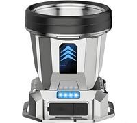 HEIBTENY Rechargeable LED Headlamp 2400MAh USB Charging Super Bright Adjustable Headband Outdoor Camping Hiking Night Fishing Cycling Search Rescue Lantern Light(B)