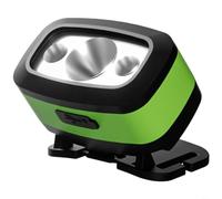 HEIBTENY Rechargeable LED Headlamp With Motion Sensor And Waterproof Dual Light Source Adjustable 45° Tilt Strong 200M Range Beam Built-in Large-Capacity Lithium(Dynamic Green)
