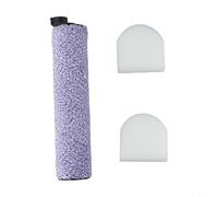 HEIBTENY Replacement for Brush Roll for Shark for HydroVac AW201 AW302 WD101 WD201 WD100 WD200 Wireless Vacuum Cleaner Accessories 25.2 cm White 3-Piece Set Easy Installation (Roller Brush)