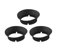 HEIBTENY Replacement Gasket, For Baratza for VIRTUOSO, for ENCORE, Preciso, for MAESTRO Plus Coffee Grinder Seal, Food-Grade Rubber Bin Gasket to Prevent Leaks and Clogs, 3-Pack(3pcs)