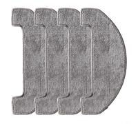 HEIBTENY Replacement Mop Cloth Kit for MONSGA MS1 MAX Robot Vacuum Cleaner, Microfiber Mopping Pads for Efficient Floor Cleaning, Washable Rags, Easy Installation(4 PACK)