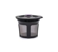 HEIBTENY Reusable Coffee Filter Cup Compatible With 10 & 20 K-Elite K-Select For Mini Plus B30 B40 B60 B70 304 Stainless Steel Mesh Pod For Most Brewers Black(black)