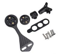 HEIBTENY Road Bike Carbon Fiber Computer Mount Handlebar Bracket For Garmin F12 F MOST Cateye Blackbird Camera Light Support 25mm Diameter