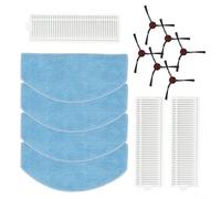 HEIBTENY Robot Vacuum Spare Parts Kit For Laresar Mars 01, Side Brush Mop Cloth Replacement Accessories Set For Deep Cleaning Maintenance