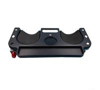 HEIBTENY Rolling Kneeling Pad With Wheels Automotive Repair Sliding Creeper Workshop Maintenance Tool For Mechanics Garage Work Blue Black Red(Black)