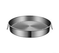 HEIBTENY Round Baking Pan Stainless 24-32cm Nonstick Cake Tin Versatile Cooking Tray For Cheesecakes Quiches Deep Dish Pizzas(30CM)