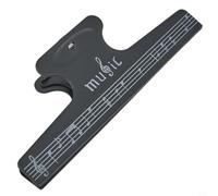 HEIBTENY Sheet Music Clips Music Book Page Clips Book Pages Note Clip Music Notes Fixed Clips Sheet Holder for Guitar Violin Piano