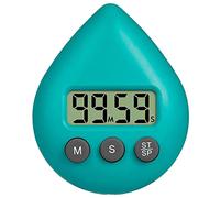 HEIBTENY Shower Clock Waterproof, Digital Timer Energy Saver Toothbrush Timer Bathroom Clock Timer with Suction Cup for Shower Cooking Kitchen Baking