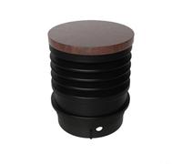 HEIBTENY Single Dose for hopper, For Baratza for encore Coffee Grinder Silicone Bellow And Aluminum Lid Bean Mill Cleaning Tool Low Retention Dosing Cup, With Wood Top(Wooden cover)