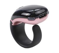 HEIBTENY Smart LCD Digital Ring Counter with Adjustable Fit, Rechargeable 75mAh Battery and Type-C Charging Port for Fitness, Running, Yoga or Daily Tracking Tasks (Gold)