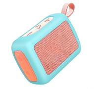 HEIBTENY Soft Silicone Case For JBL GO 5 Speaker Anti-Slip Shockproof Protective Cover With Precise Cutouts Rubber Skin Shell For Outdoor Travel Pink(Blue)