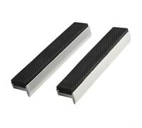 HEIBTENY Soft Vice Protective Covers Aluminum Alloy With Rubber Pads & Embedded Magnets V-Shape Design For Round Hex Flat Parts Multi-Purpose Protector For Metal(6inch)