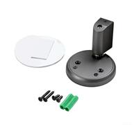 HEIBTENY Soundbar Wall Mount Bracket with Fixation Straps, for Samsung, for sony, for jbl, for sonos and More, Sturdy ABS TV Under Shelf Holder, Black, 2 Pack(Gray)