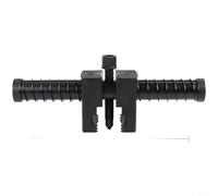 HEIBTENY Spring Telescopic Crankshaft Pulley Removal Tool 45# Steel Two-Claw Harmonic Balancer Extractor, With 10Mm Hex Drive Adjustable 40-165mm, For Engine Timing