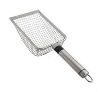HEIBTENY Stainless Steel Handheld For Soil Sieve with Multiple Mesh Options for Compost Sand and For Soil Sifting Tasks (5.0mm)