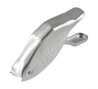 HEIBTENY Stainless Steel Lemon Juicer Squeezer, Manual Citrus Press for Kitchen, Portable Handheld Tool for Lemons, Oranges and Other Fresh Fruits, Easy to Clean(1PCS)