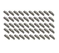 HEIBTENY Stainless Steel Photovoltaic Cable Clamps 50pcs For Solar Panel Wiring Management Providing Secure Fixing For Solar Energy Installations