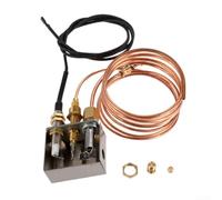 HEIBTENY Stainless Steel Pilot Burner Assembly Kit With Thermocouple And Ignition For Gas Propane Heaters Fire Pits Fireplaces