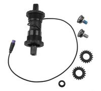 HEIBTENY Torque Sensor for M400 Drive Motor, 68-70mm Bottom Bracket PAS Assist Central Sensor with 6PIN Connector, Black ABS+Metal Electric For Bike Part 128mm