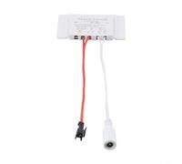 HEIBTENY Touch Sensor Switch DC 12V 5A 60W, For LED Mirror Light Smart Single Button Dimming Control, For Glass Acrylic Waterproof Touch Switch, For Hotel Bathroom(DC Wire)
