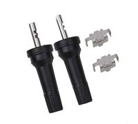 HEIBTENY TPMS Tire Pressure Sensor Valve Stem Service Kit Rubber and Pure Copper Snap-in Valves with Cores and Screws for Cars Motorcycles 115mm Wheel Diameter,