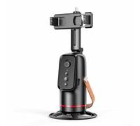 HEIBTENY Tripod For 65-90mm Smartphones - Auto Face Tracking Automatically Follow The Subject - 360° Rotating - No App Required, Selfie Timer, 96.4x180x80.5mm(Q03 No lights)