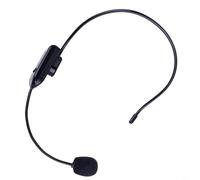 HEIBTENY UHF Wireless Headset Microphone, With Digital Display 15-20m Range & 12H for battery, For Teaching Tour Guide Outdoor for Stage Performance And, For Coach Car
