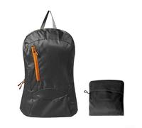 HEIBTENY Ultralight Hiking Backpack Foldable 18L, Water Resistant Nylon Daypack for Camping Trekking Travel, Compact Packable Rucksack for Men Women, Lightweight Outdoor Gear(Black)