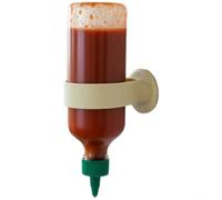 HEIBTENY Upside Down Bottle Holder Gravity Silicone Stand For Sauce Ketchup Mustard Honey Space Saving Organizer For Fridge Kitchen Table Travel Stable Non-Slip
