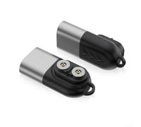 HEIBTENY USB C Charger Adapter Magnetic Charging Dock with Aluminium Alloy Housing for P Series for H Series Models Efficient 5V 500mA Power Transfer Black(Silver)