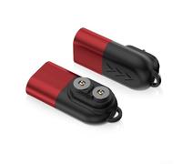 HEIBTENY USB C Charger Adapter Magnetic Charging Dock with Aluminium Alloy Housing for P Series for H Series Models Efficient 5V 500mA Power Transfer Black(Red)