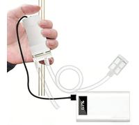 HEIBTENY USB Electric Automatic Siphon Pump Food-Grade Self-Priming Transfer For Water And Beverages Quiet 2L/Min Flow With 1/16/3M Hose For Homebrewing Kombucha(1.6Meter)