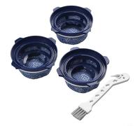 HEIBTENY Vacuum Cleaner Filter Kit for Samsung Jet 75 Jet 90 Jet 70 Jet 75Plus Jet 60 Jet 70Plus VS9000RL-Series DJ97-02649A 3 High-Efficiency Filters with Cleaning Brush(3 PCS)