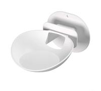 HEIBTENY Wall Mount Bracket for Echo Dot Max Smart Speaker, Space-Saving Holder with Integrated Cable Management and Easy Installation, Keeps Your Room Neat(White)