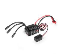HEIBTENY Waterproof 35A Brushless ESC for 1:18 RC Cars - Sensorless Electronic Speed Controller with 105A Peak Current, 5.38V/3A BEC, Low Voltage & Overheat Protection,(A)