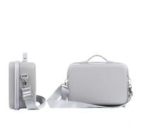 HEIBTENY Waterproof Adjustable PU+EVA Shoulder Carrying Case For DJI Lito 1, X1 And RC2, Shoulder Bag, Protective Travel Storage Bags For Drones Accessories(Gray)