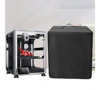 HEIBTENY Waterproof Dust Cover for 3D Printer, Heavy Duty 210D/420D Oxford Cloth Protective Case for Machines up to 15x15x18.9 Inch, Black Outdoor Shield with Reinforced Handle(420D)