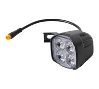 HEIBTENY Waterproof LED Headlight For Kukirin For G2Pro DB Electric Scooter 1000 Lumens High Brightness Fog Rain Light IPX6 Weatherproof ABS Housing With Quick-Mount