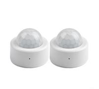HEIBTENY Wireless For Zigbee 3.0 PIR Motion Sensor, Mini Body Movement Detector For Tuya Smart App, 120° Angle And 5 M Sensing Range For Home Monitoring,(2 PCS)