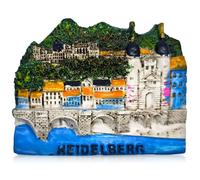 Heidelberg 3D Fridge Magnet Souvenir - Old Town & Castle Landmark Magnet - Germany Travel Keepsake - Collectible Refrigerator Magnet