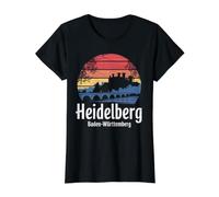 Heidelberg Baden-Württemberg Value Graphic T-Shirt, Women, Black, XL