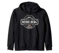 Heidelberg Germany City Travel Souvenir Zip Hoodie