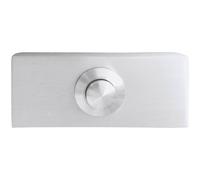 Heidemann Bell Button 1x Nickel-Coated 24V/1A Durable Design 70405